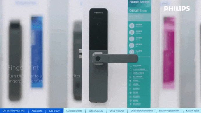 METODOS DE APERTURA Philips DDL 615 - 5 HBS